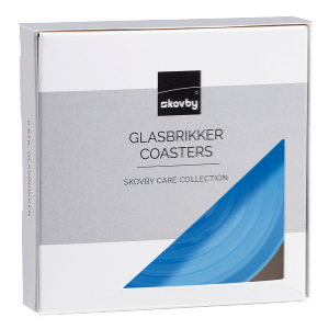 Skovby glasbrikker blå